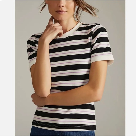 Anthropologie Maeve striped ringer t-shirt - Picture 2 of 10